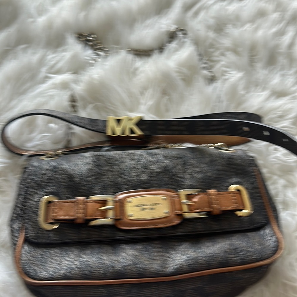 Michael kors bag and belt bundle